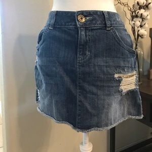 Blue jean skirt